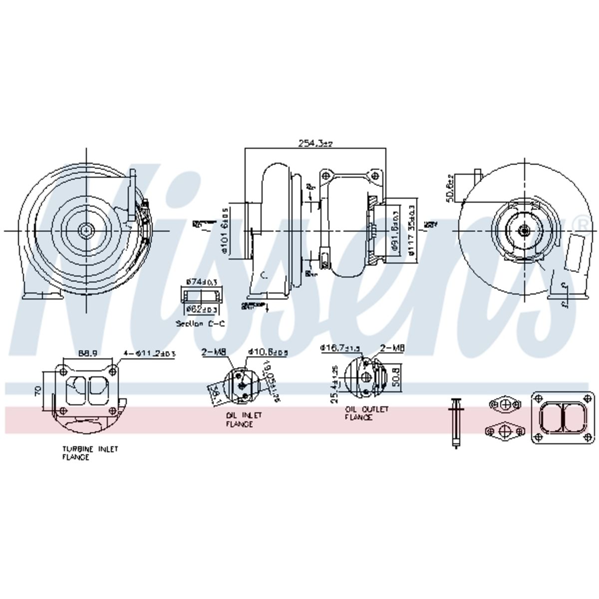 Turboahdin NISSENS 93652