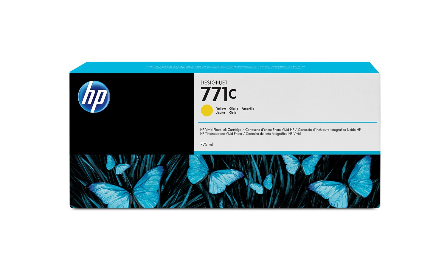 HP 771C-mustekasetti, 775 ml, keltainen