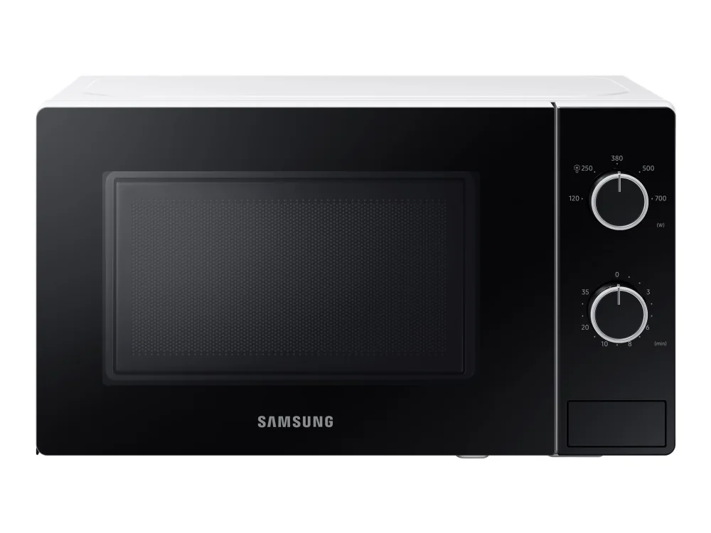Samsung MS20A3010AH, Pöytämalli, Solo-mikroaaltouuni, 20 L, 700 W, Rotaatio, Musta, Valkoinen