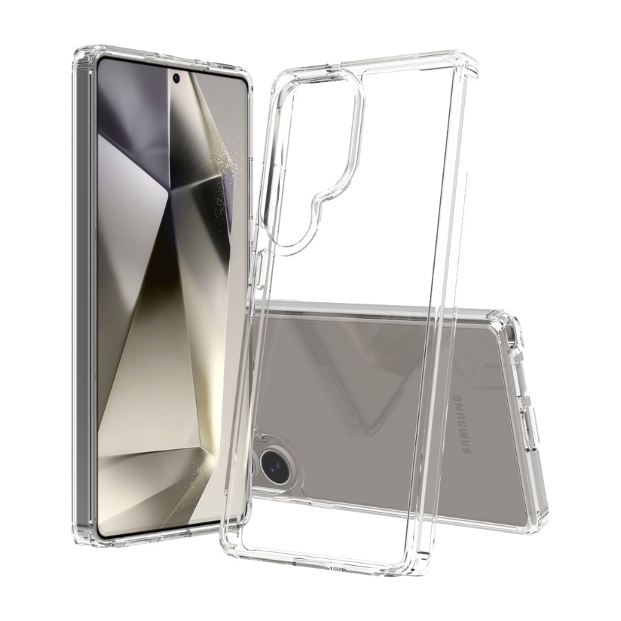 Screenor Bumper, Galaxy S25 Ultra -suojakuori, Läpinäkyvä