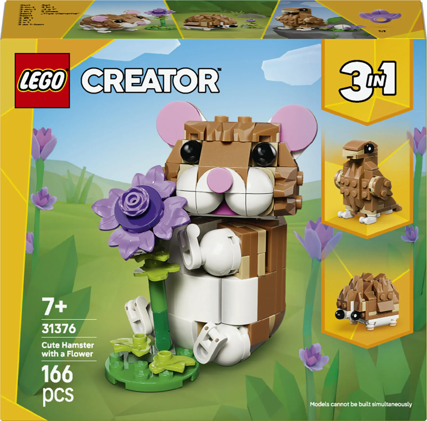 LEGO Creator 31376 Hurmaava hamsteri ja kukka