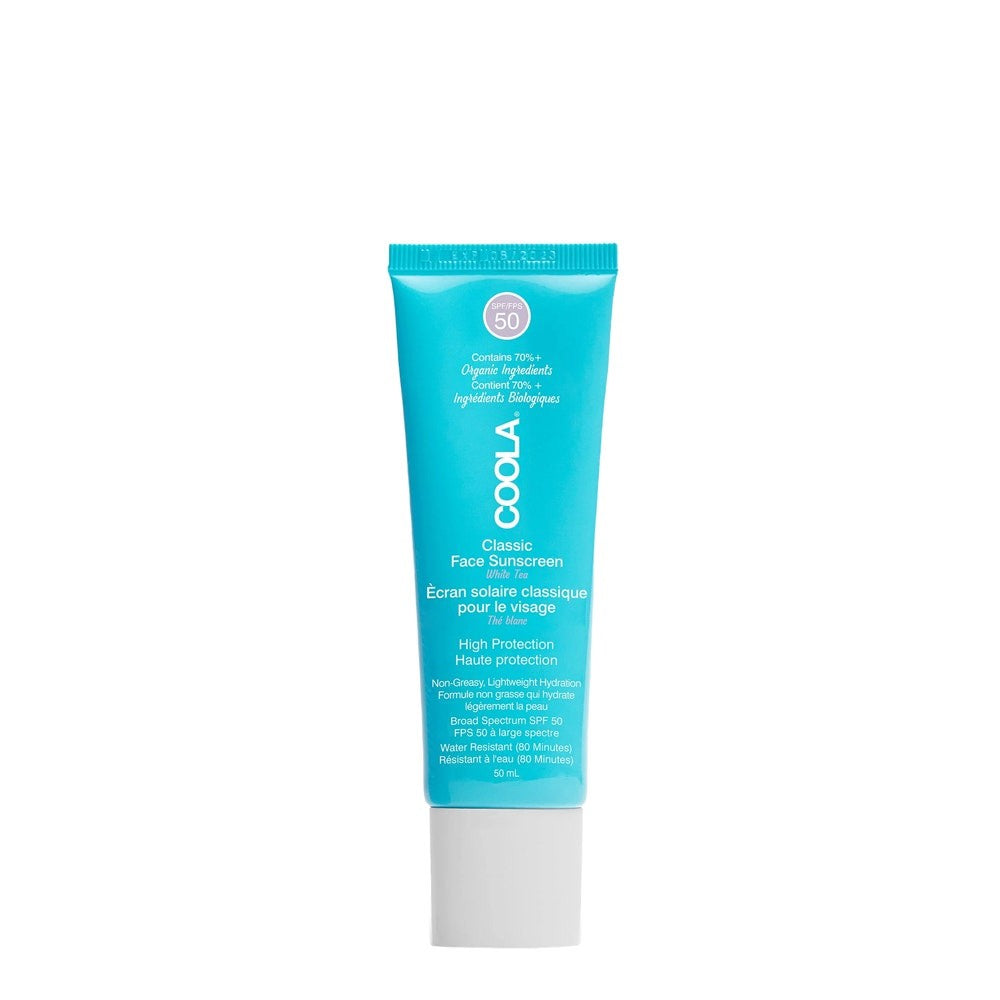 Coola Classic Face Organic Sun Lotion White Tea Spf50 50ml