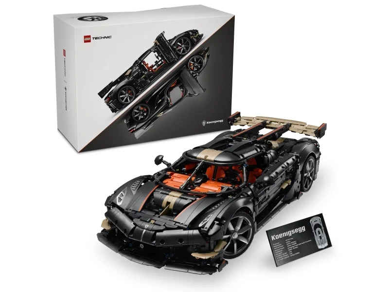 LEGO Technic 42232 Koenigsegg Sadair's Spear ‑mega-auto