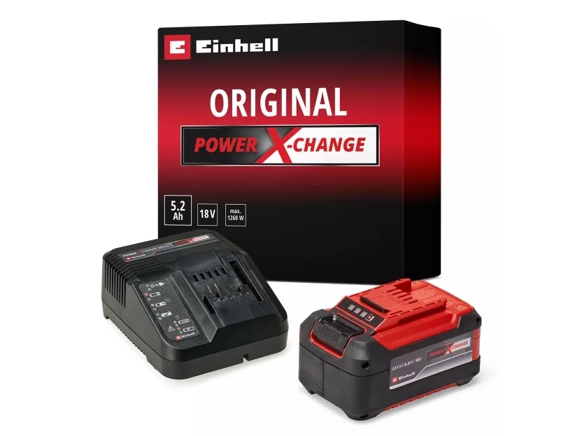 Einhell 5.2 Ah PXC Starter-Kit, Litiumioni (Li-Ion), 1 kpl, Sisältää paristot