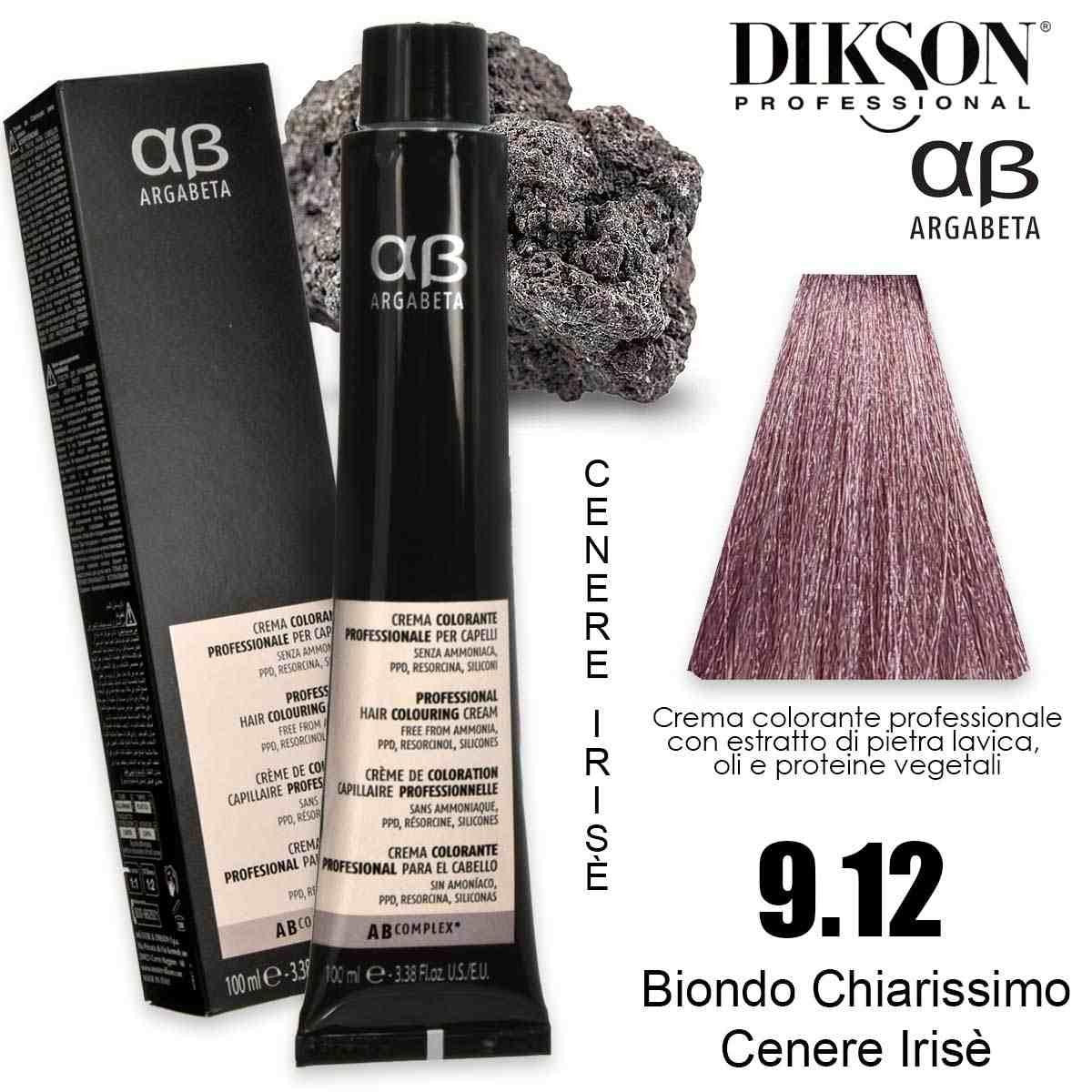 Dikson argabeta color 100 ml 9.12 erittäin vaalea blondi tuhkaiiris