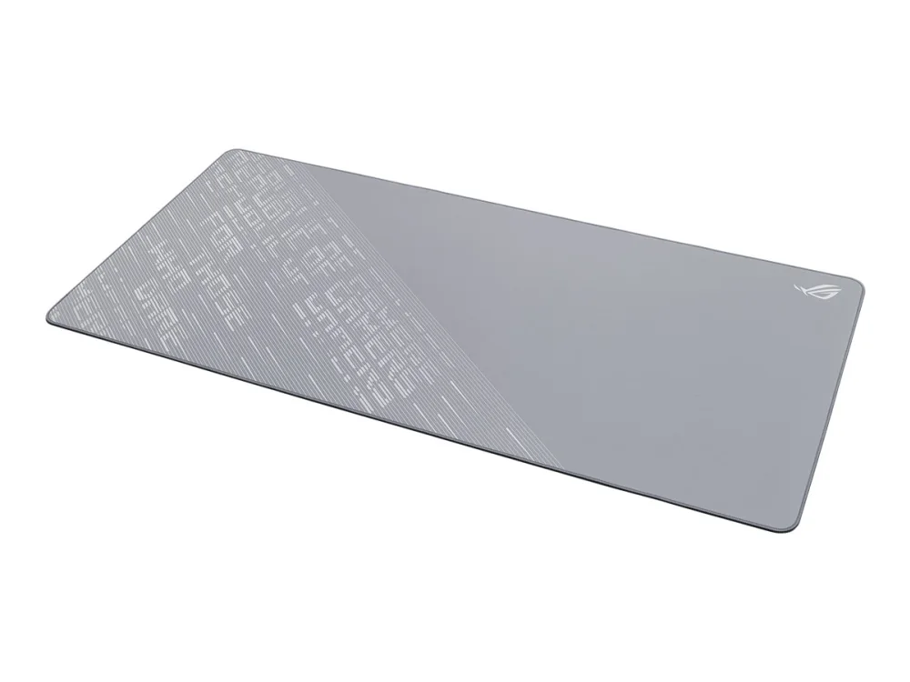 ASUS ROG Scabbard II Arctic Gray XXL, Harmaa, Kuvio, Kangas, Kumi, Liukumaton pohja, Pelihiirimatto