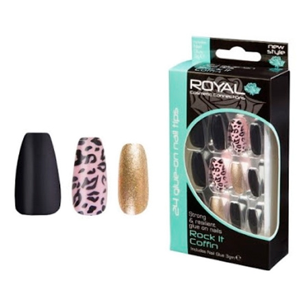 Royal tekokynnet Rock It arkku - 24 kpl.