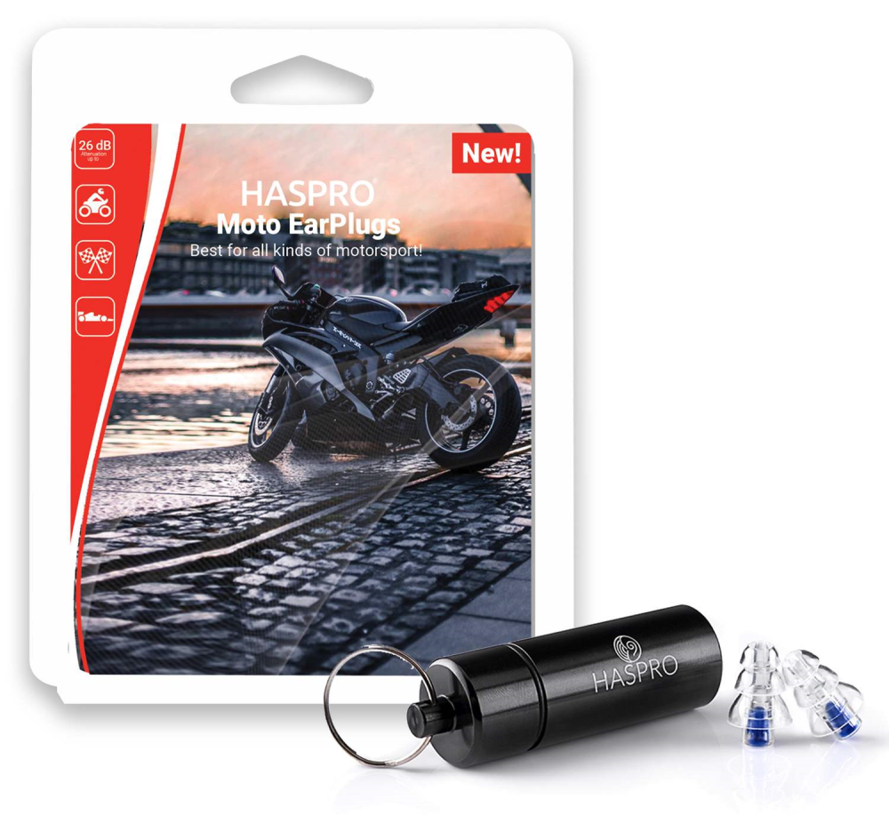 Haspro MOTO silikonikorvatulpat 1 pari