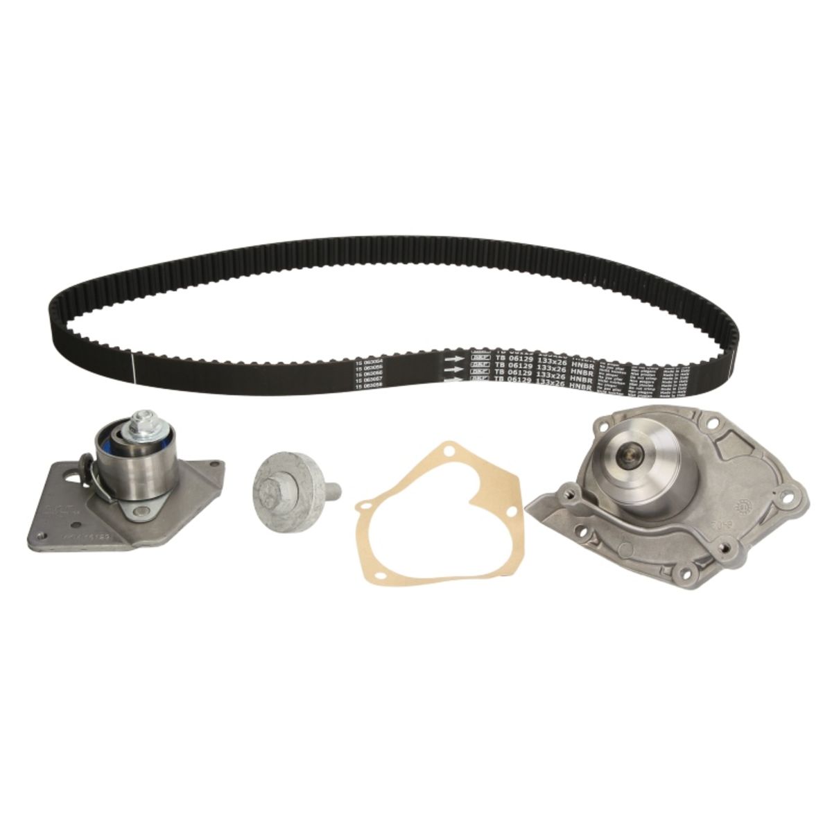 Vesipumppu + jakohihnasarja SKF VKMC 06129