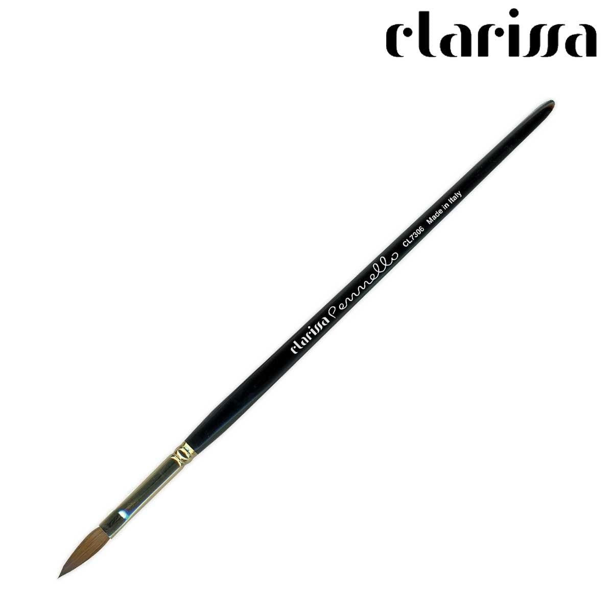 Clarissa Kolinsky-luonnonharjassivellin, litteä M1