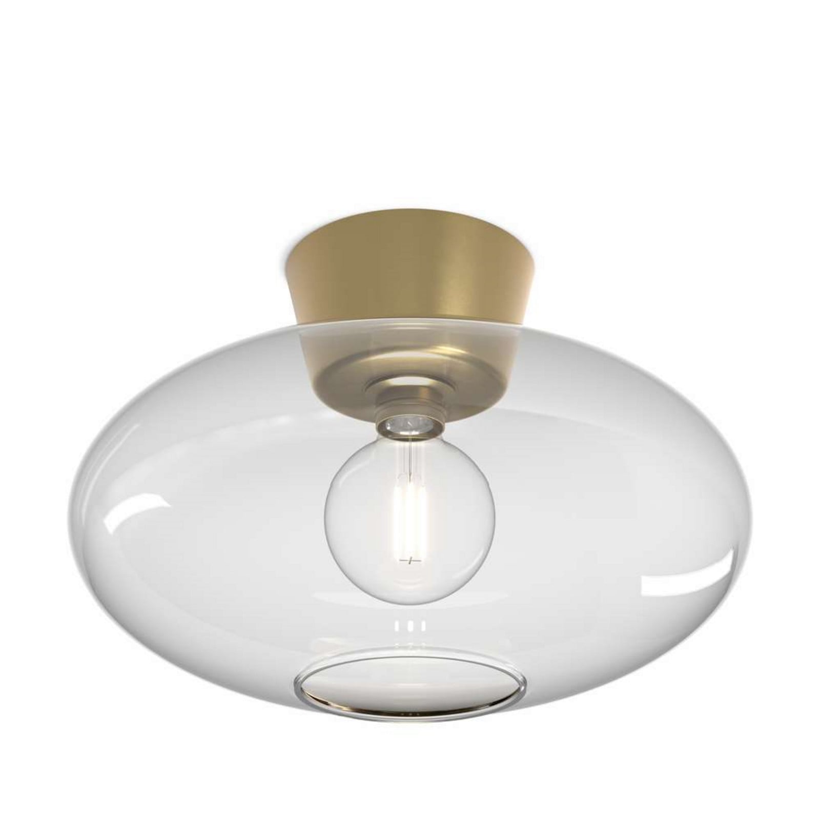 Bullo Kattovalaisin XL Ø38 Brass/Clear - Belid - Olohuone - Metalli