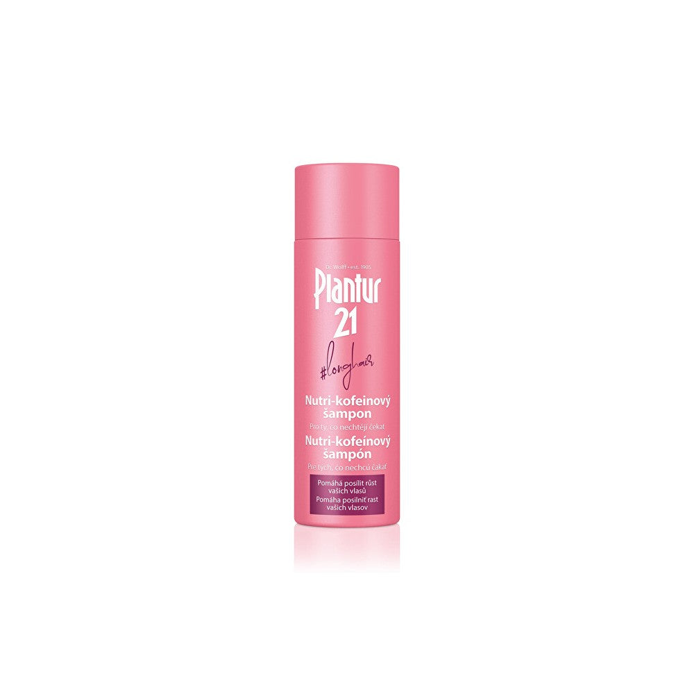 Plantur 21 #pitkäkarvainen ravitseva shampoo kofeiinilla stimuloi kasvua ja vahvistaa hiuksia juurista alkaen 200 ml
