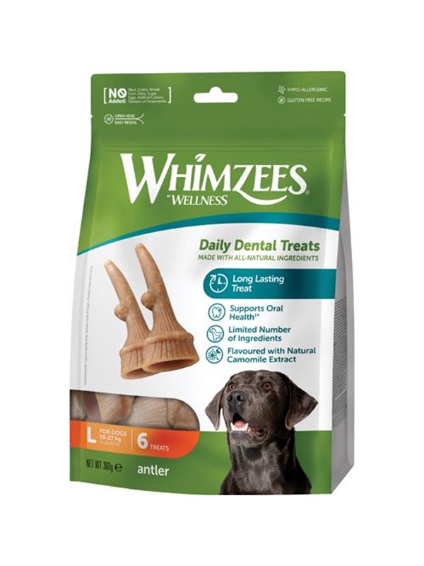 Whimzees Occupy Antler L hammashoitoherkku, 6 kpl
