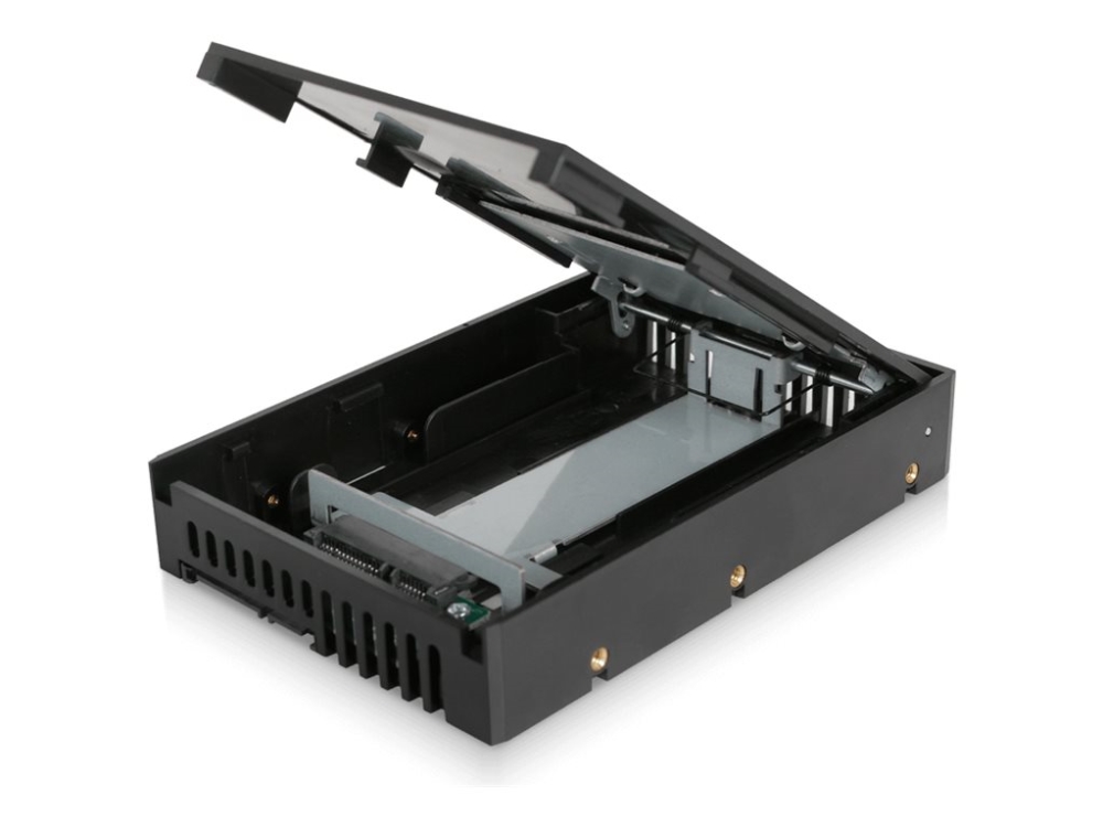 ICY DOCK MB882SP-1S-1B 2,5" → 3,5" asemapaikkasovitin, SATA, työkaluton, musta