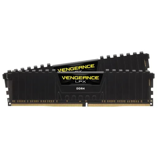 Corsair Vengeance LPX DDR4-3200 - 32GB - CL16 - Dual Channel (2 pcs) - Intel XMP - Musta
