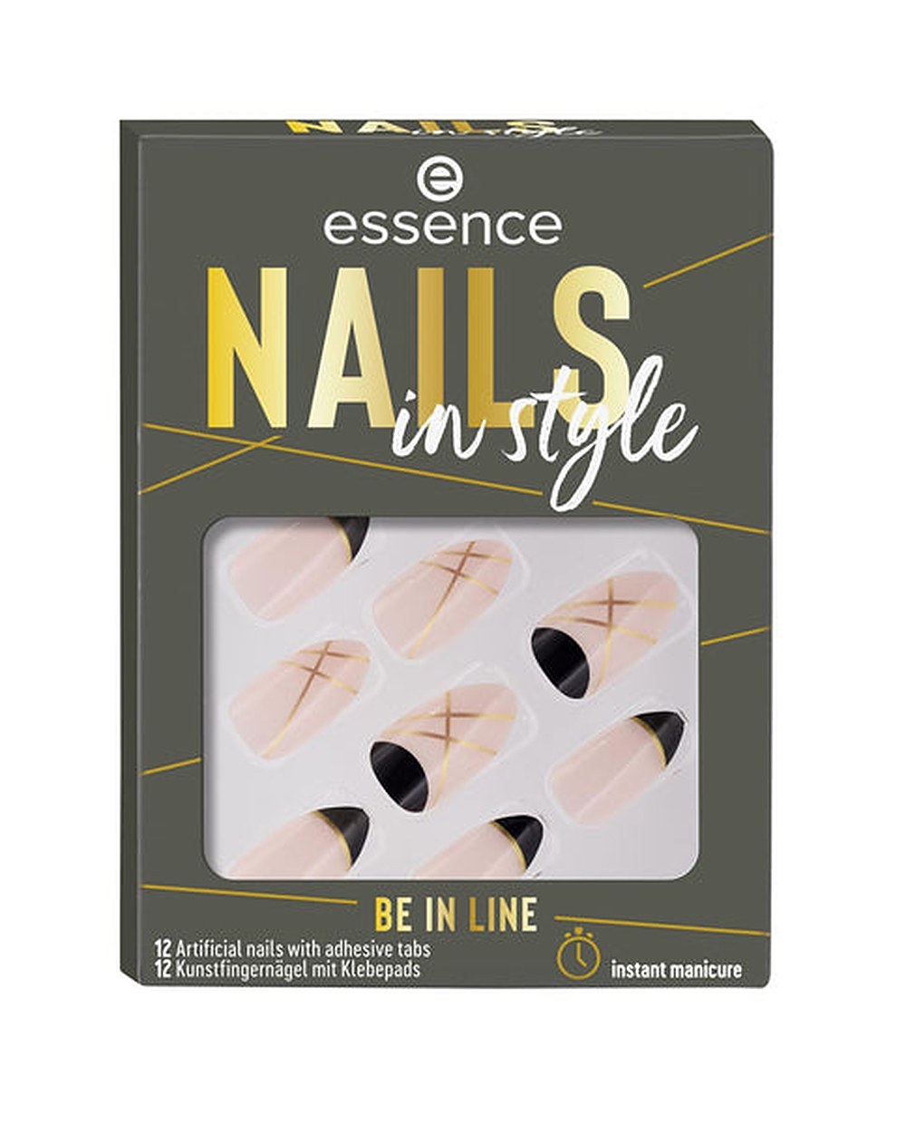 Essence Cosmetics Nails In Style tekokynnet Be In Line 12 U