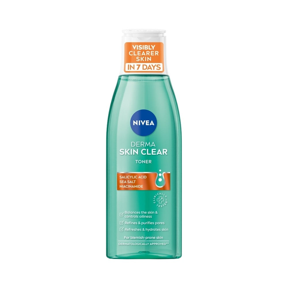 Nivea Derma Skin kirkas kasvovesi - 200 ml