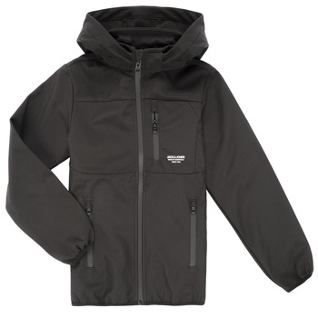 Jack & Jones Junior Välikausitakki 'JJTheo' musta / valkoinen
