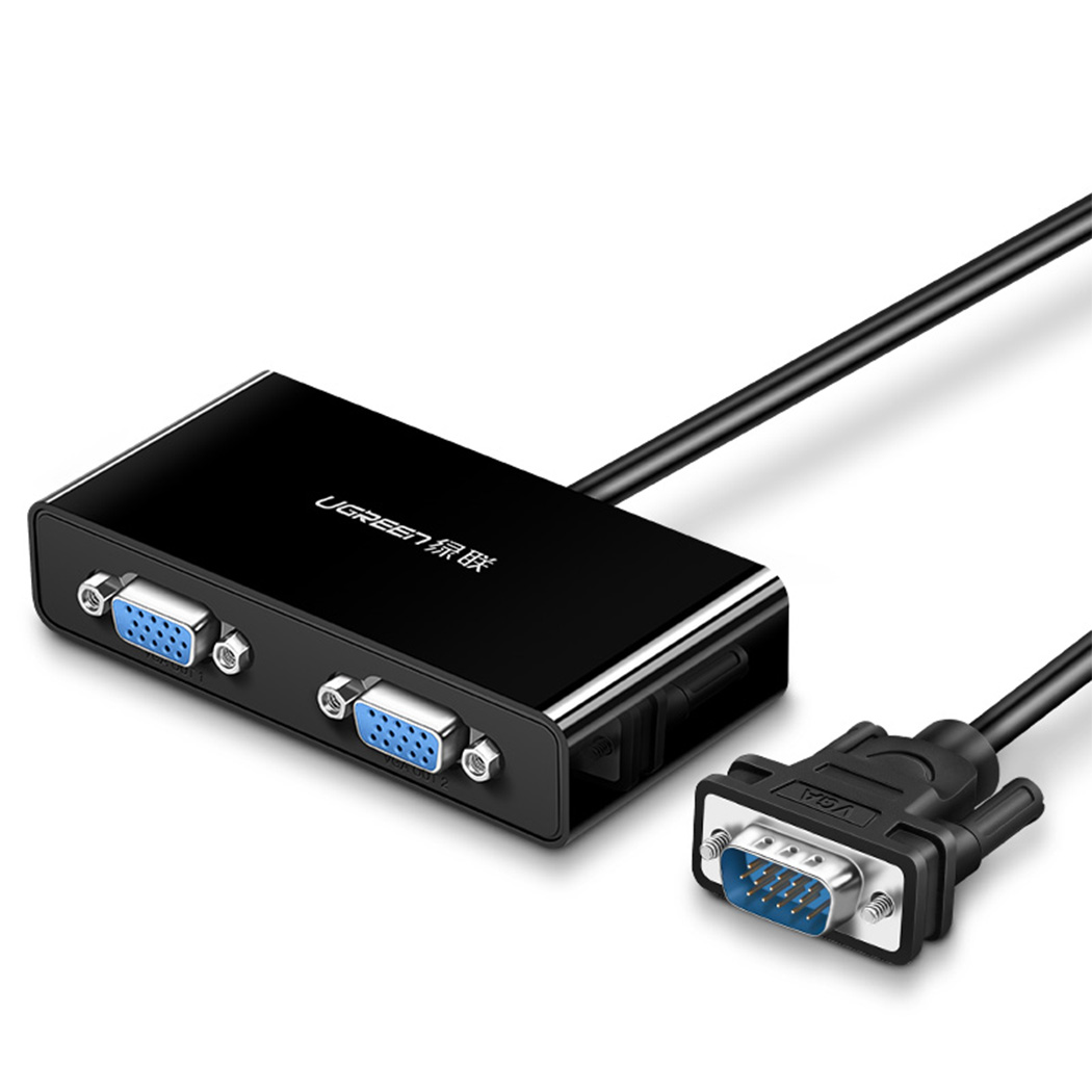 Näytönjakaja, Video VGA -sovitin - 2x VGA musta