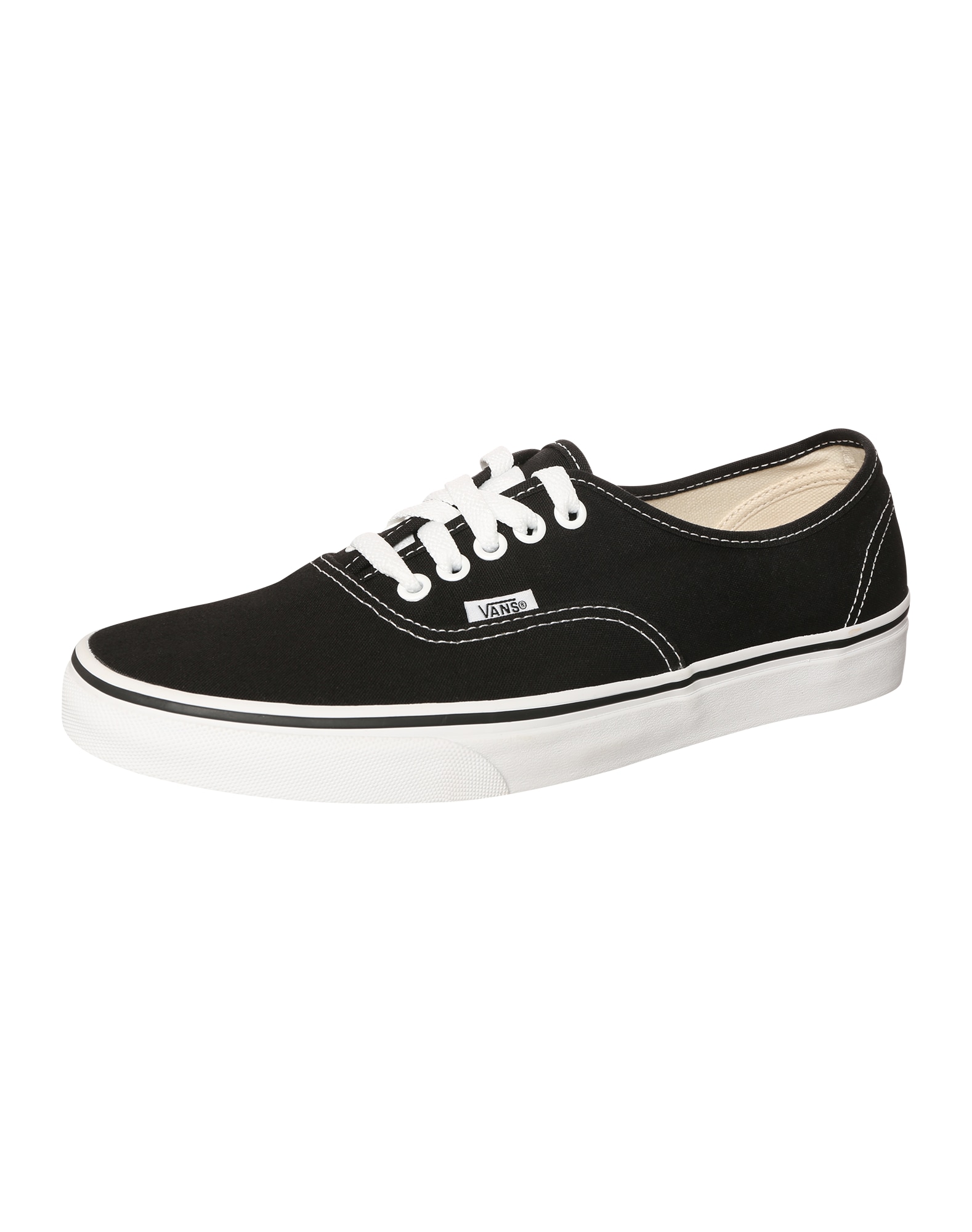 VANS Matalavartiset tennarit 'Authentic' musta / valkoinen