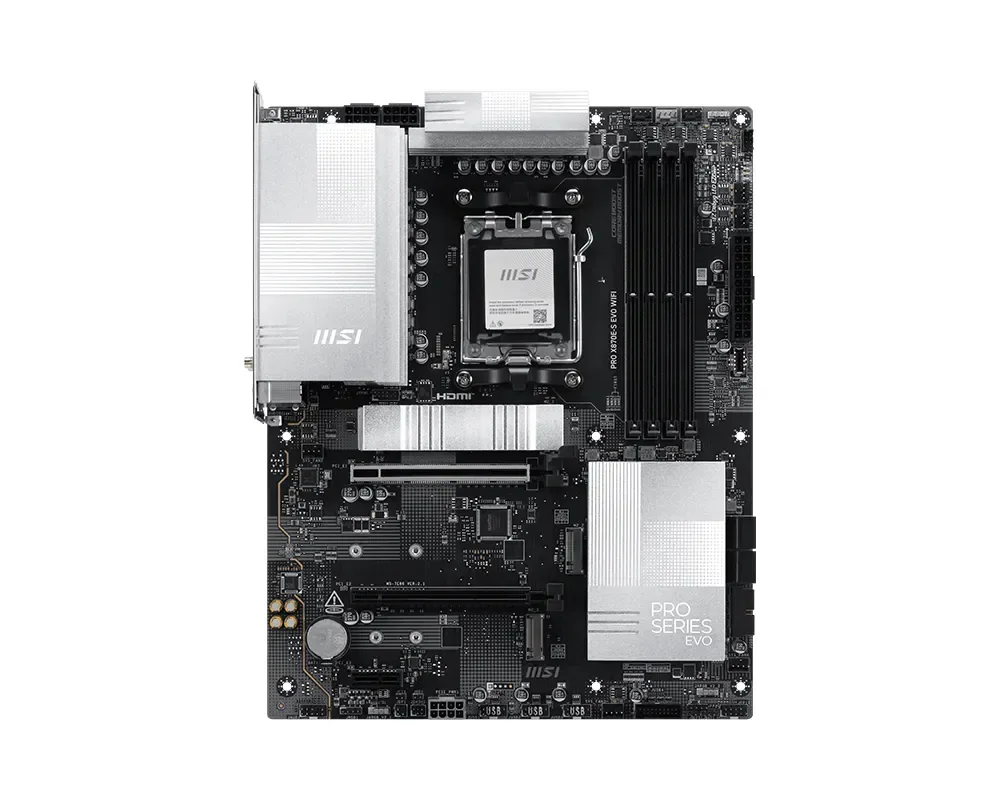 MSI PRO X870E-S EVO WIFI AM5 ATX -emolevy
