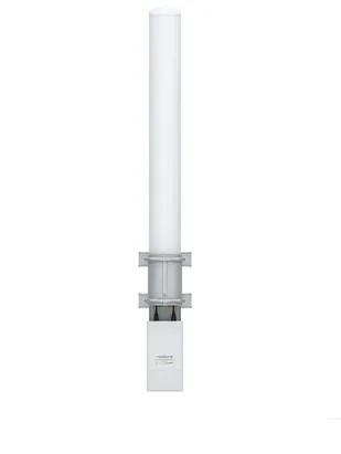 Ubiquiti airMAX AMO-2G13 - 2,4 GHz 13 dBi ympärisäteilevä ulkoantenni, Valkoinen