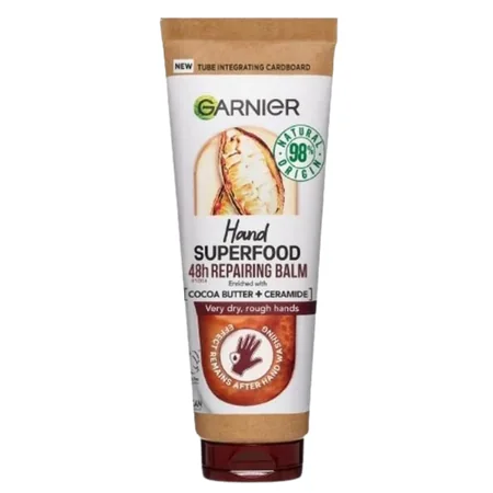 Garnier Hand Superfood Cocoa & Ceramide 48H Korjaava Käsivoide - 75 ml