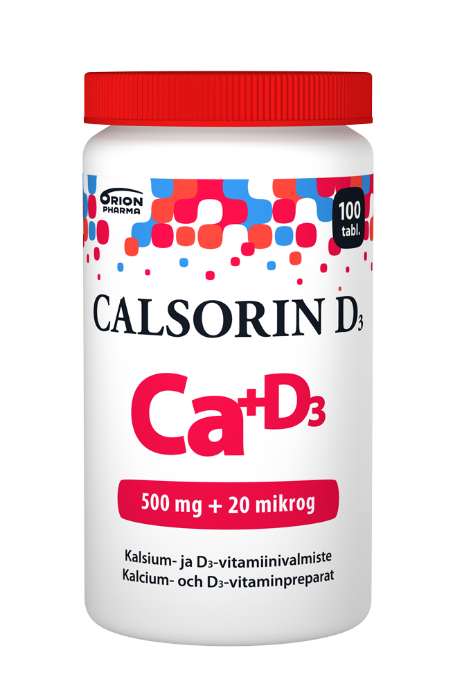 Calsorin 500 mg + D3 20 mikrog 100 tabl