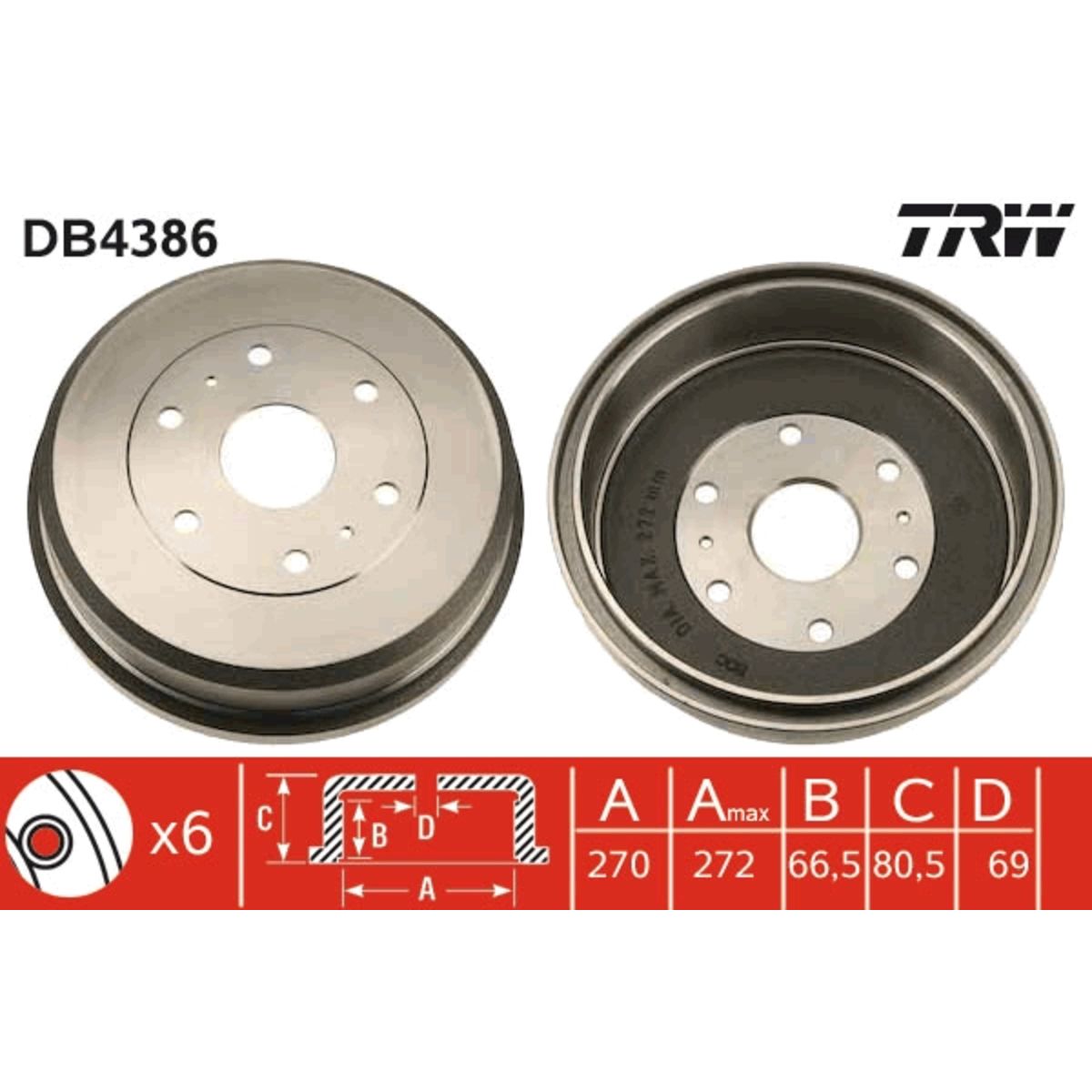 Jarrurumpu TRW DB4386