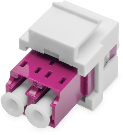 Digitus Dn-96019-1-k Valokuituadapteri Lc/lc 1 Kpl Violetti