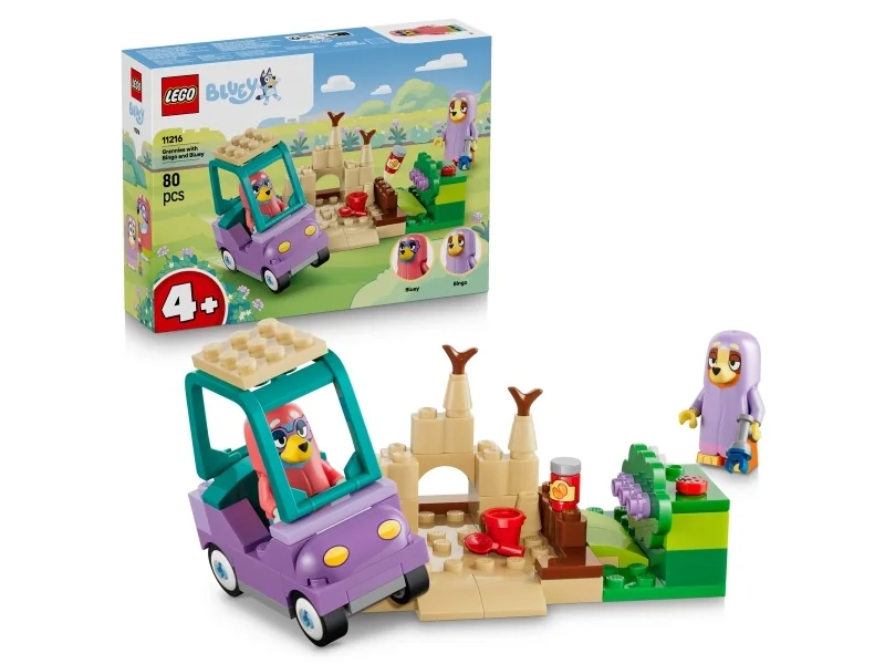 LEGO Bluey 11216 Vanhat naiset Bingon ja Blueyn kanssa