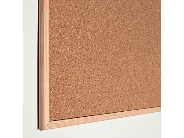 Esselte Korkkitaulu Economy puukehyksillä 60 x 90 cm, Puu, Puu, Korkki, Vaakasuuntaisesti, Standard, 595 mm
