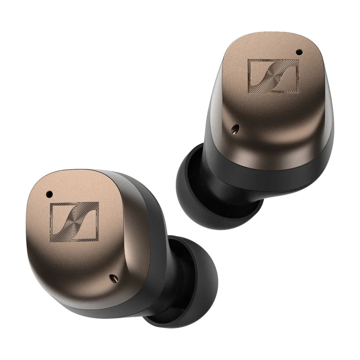 Sennheiser MOMENTUM True Wireless 4 - Langattomat kuulokkeet mikrofonilla - in-ear - Bluetooth - aktiivinen melunvaimennus - musta kupari
