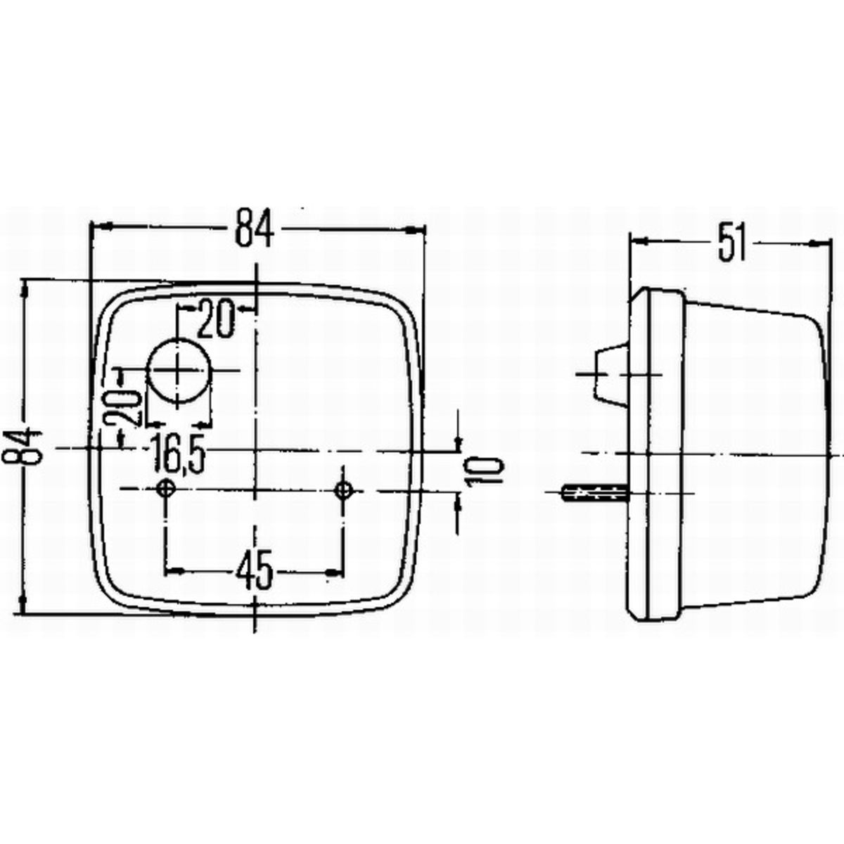 Vilkkuvalo HELLA 2BA 003 014-111