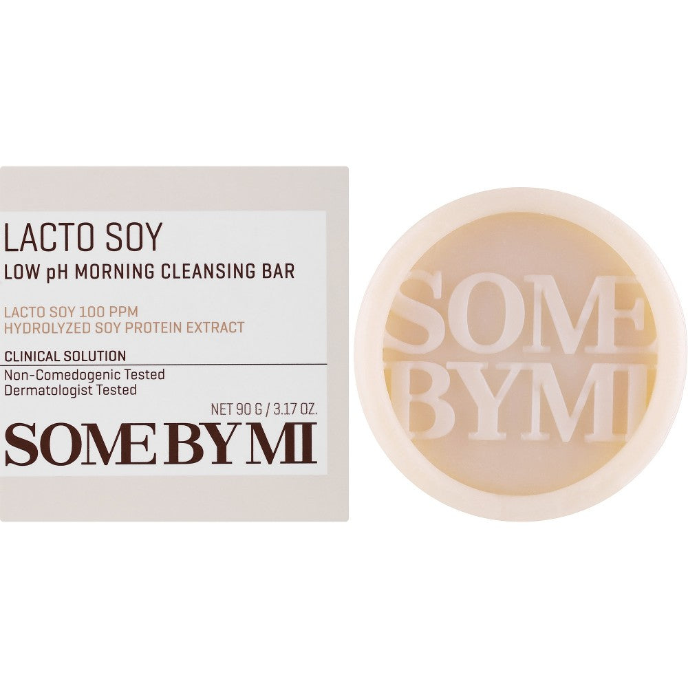 Some By Mi Lacto Soy Low Ph Morning Gentle Cleansing Saippua herkälle iholle 90g