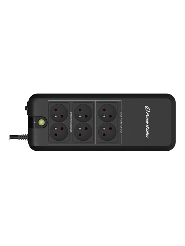 POWERWALKER VFD 600 APFC FR UPS Standby/Off-line 600VA 4x FR C10 10A +2x FR C10 OUT Listwa