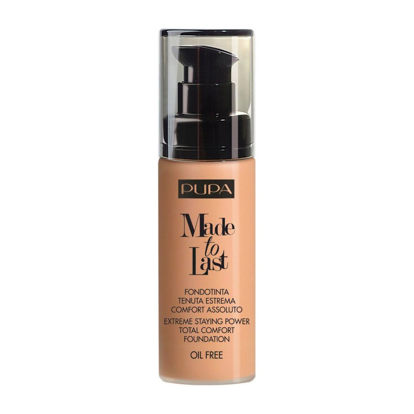 Pupa Pitkäkestoinen meikkivoide SPF 10 Made To Last (Total Comfort -meikkivoide) 30ml 040 Medium Beige