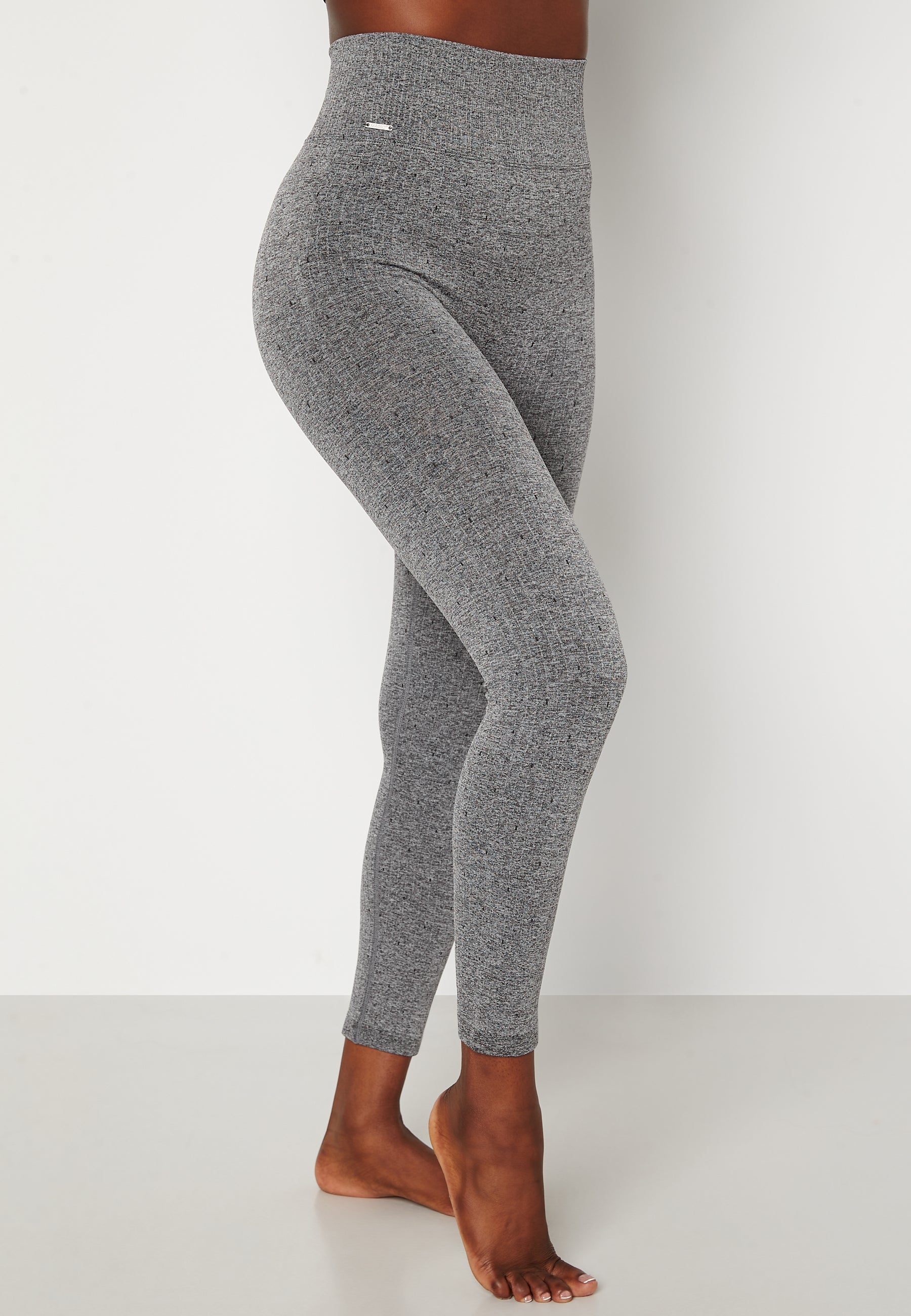 MAGIC Bodyfashion Leggingsit meleerattu harmaa