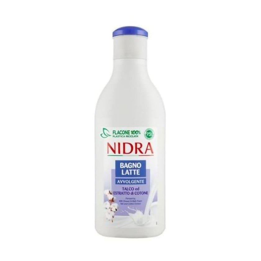 Nidra Kylpymaito Kietova Talkki Ja Puuvillauute 750 ml