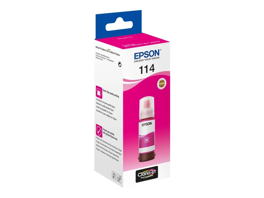 Epson 114 EcoTank - Mustetäyttö 70 ml - Magenta