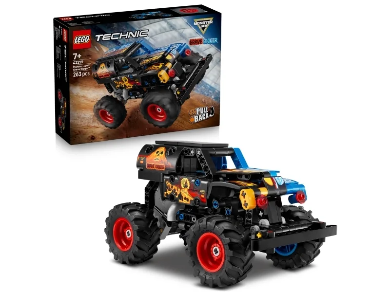 LEGO Technic 42219 Monster Jam™ Grave Digger™ tuli ja jää