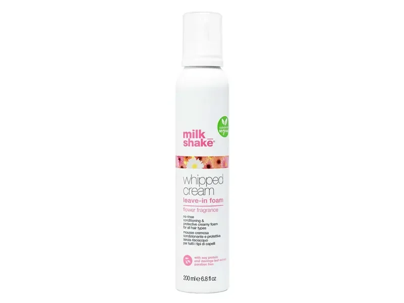 Milkshake Colour Care Whipped Cream Flower 200ml Protective Leavein Foam For Colored Hair
