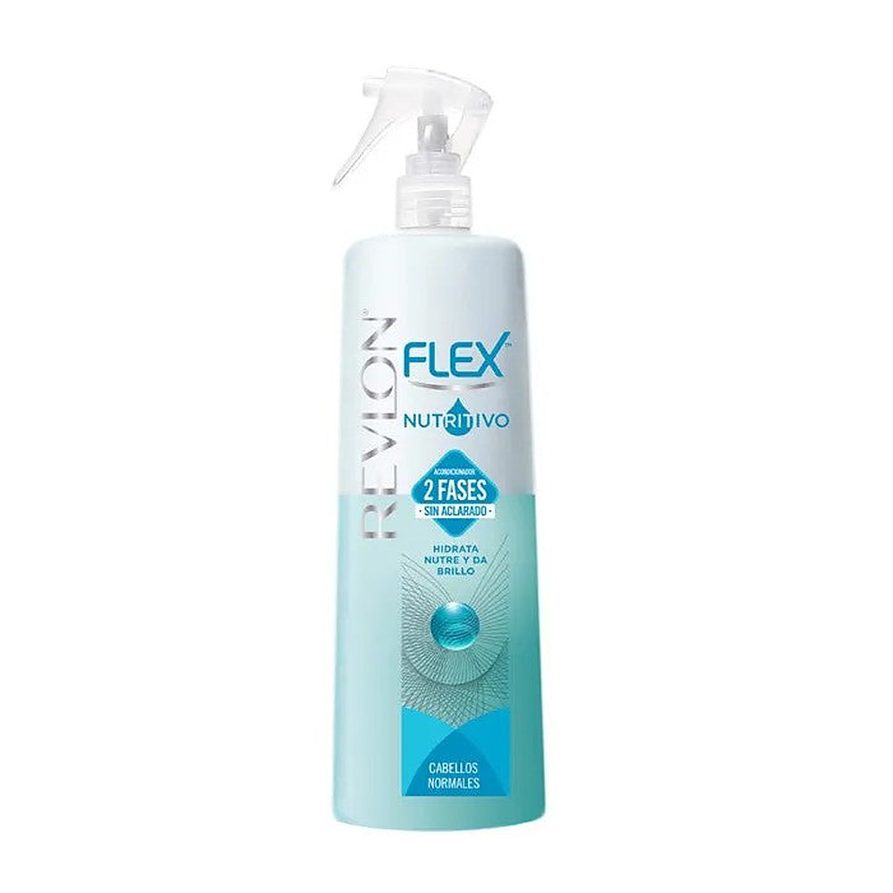 Revlon Flex 2 Stage Hiuksiin jätettävä spray hoitoaine normaaleille hiuksille 400 ml