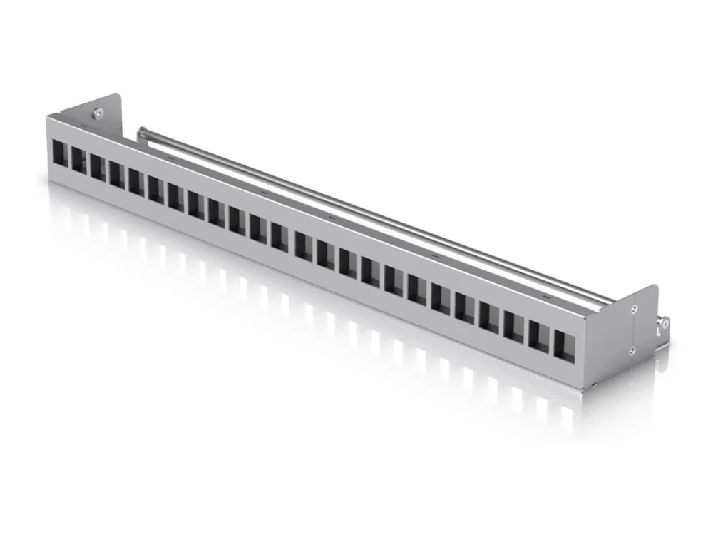 Ubiquiti UACC-Rack-Panel-Patch-Blank-24, Näppäimistöpaneeli, Polykarbonaatti (PC), SPCC, Harmaa, 1 kpl, 650 g