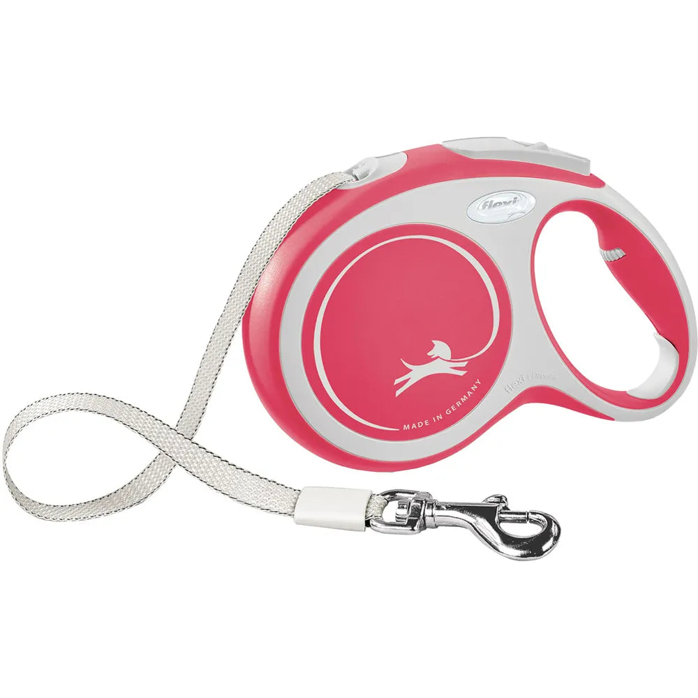 Flexi New Comfort L Tape Leash 8m 50kg Red