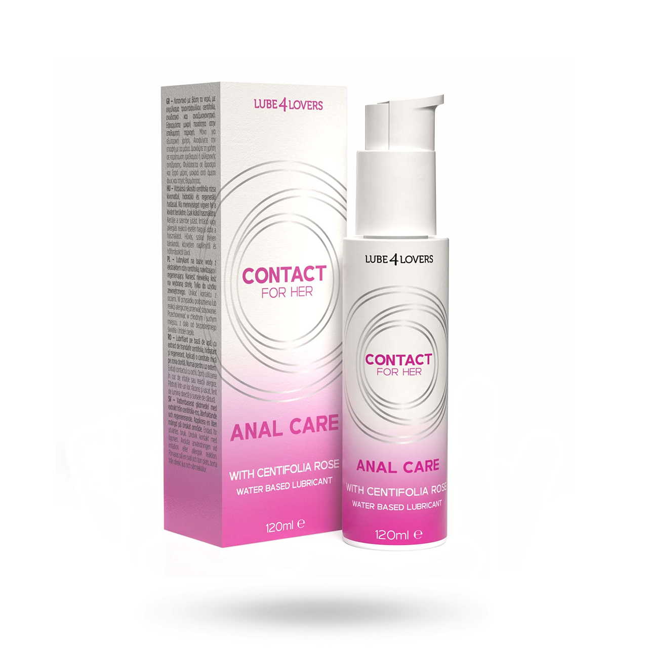 Anal Care With Centifolia Rose 120 ml Anaaliliukasteet