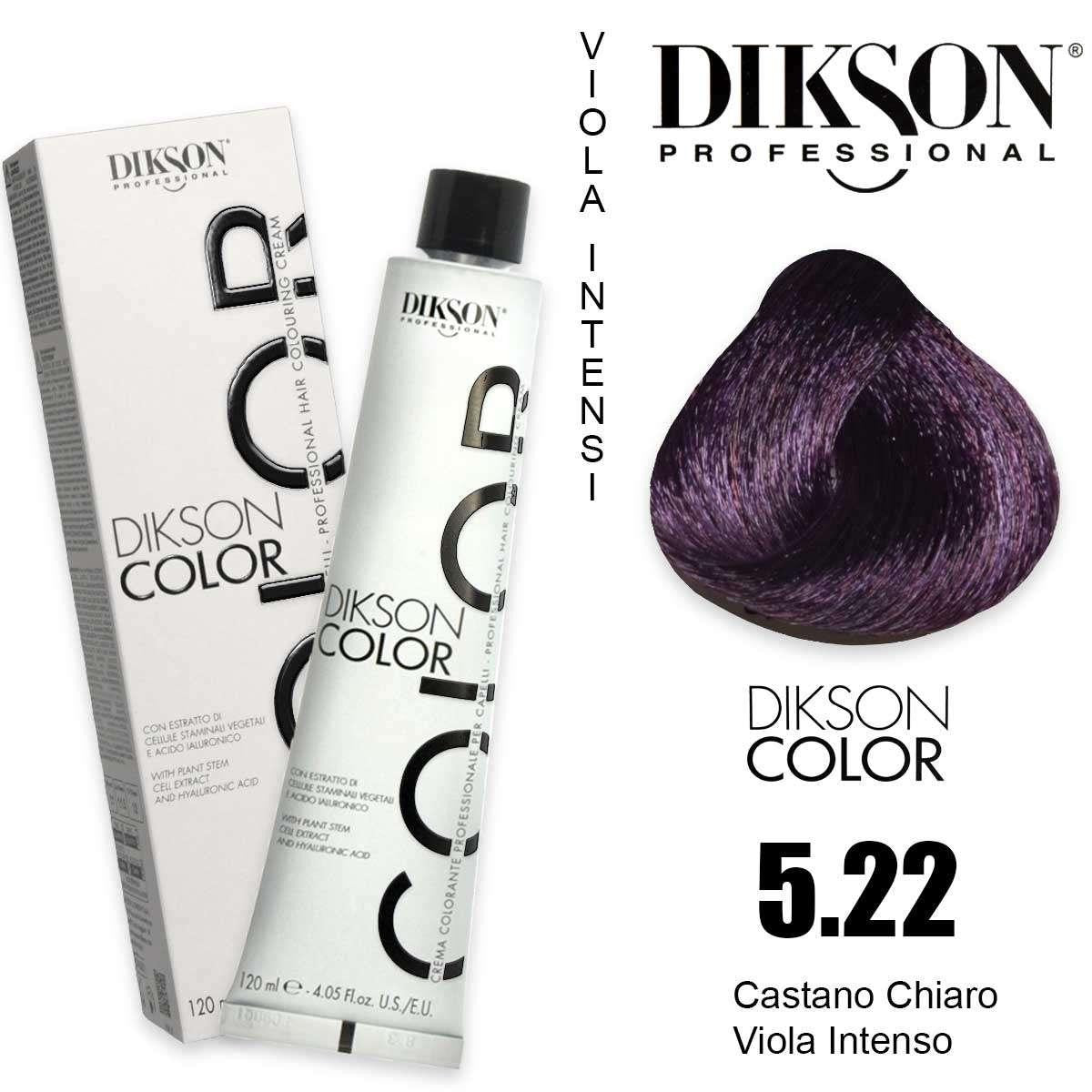 Dikson väri 120 ml 5,22 vaaleanruskea intensiivinen violetti