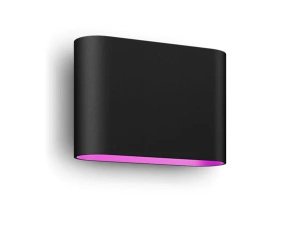 Philips Hue White and Color Ambiance Dymera - Seinälamppu - LED x 2 - yhteensä: 20.4 W - 16 miljoonaa väriä - 2000-6500 K - musta