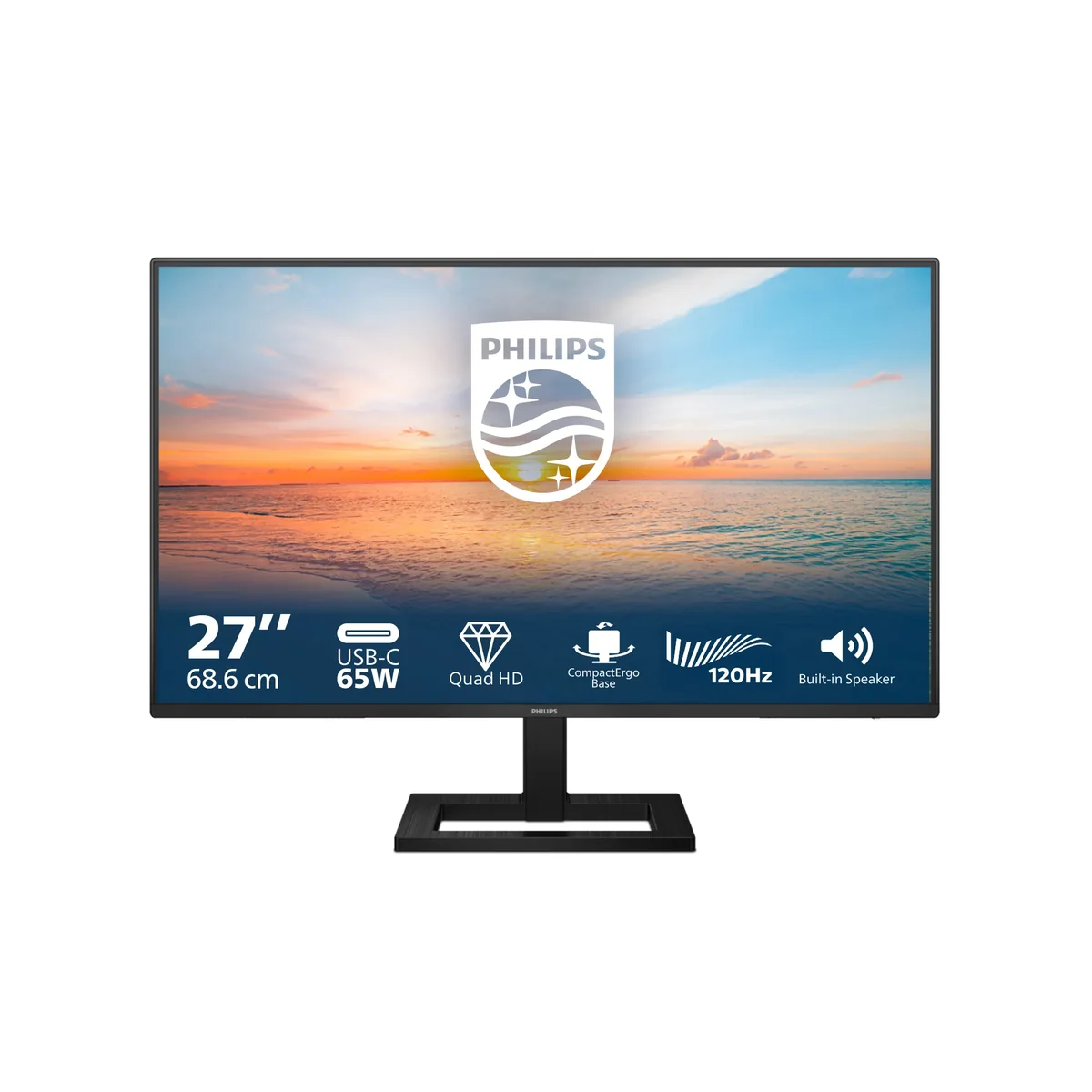 27" Philips 27E1N1600AE - 2560x1440 (QHD) - 100Hz - IPS