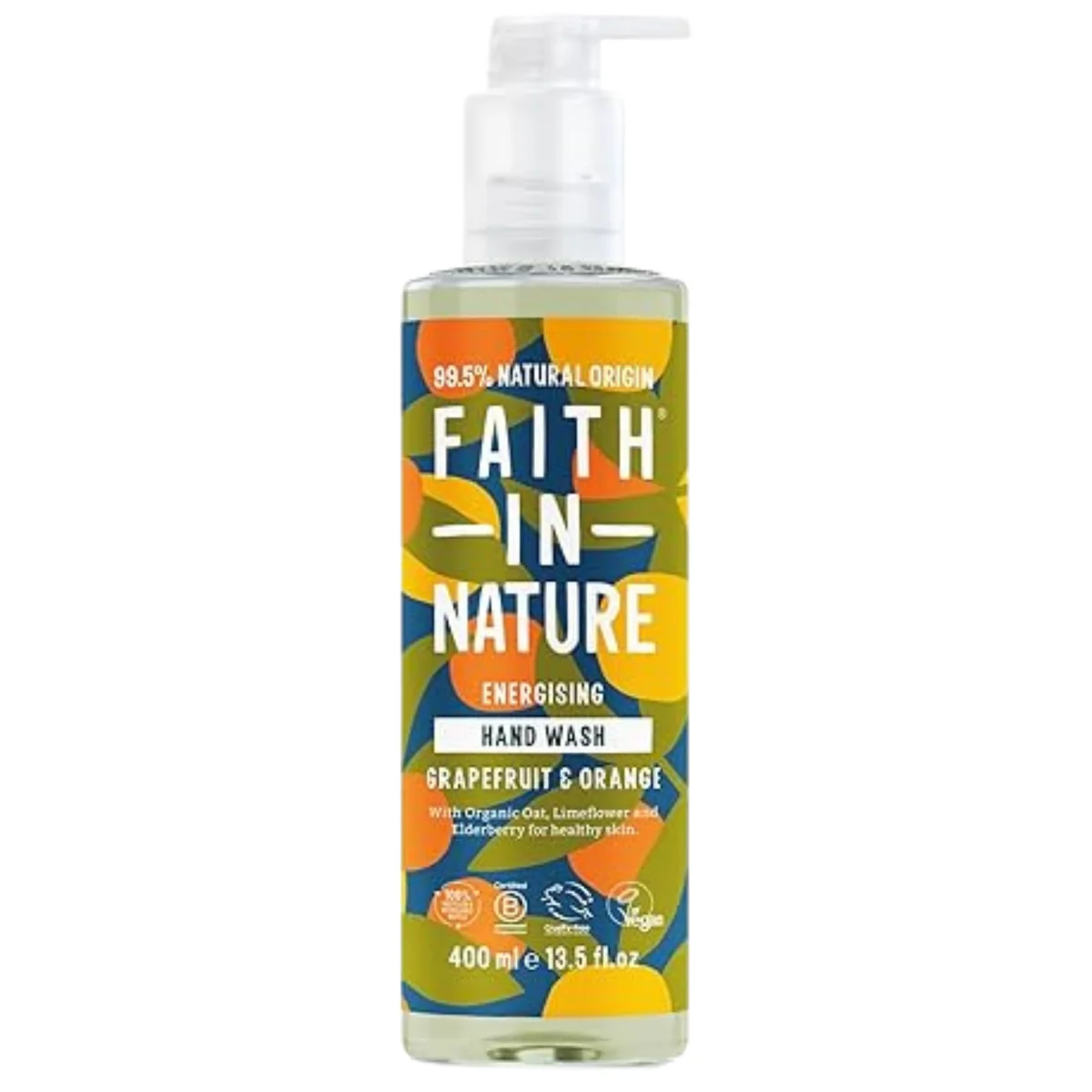 Faith In Nature Energising Grapefruit & Orange Käsisaippua – 400 ml